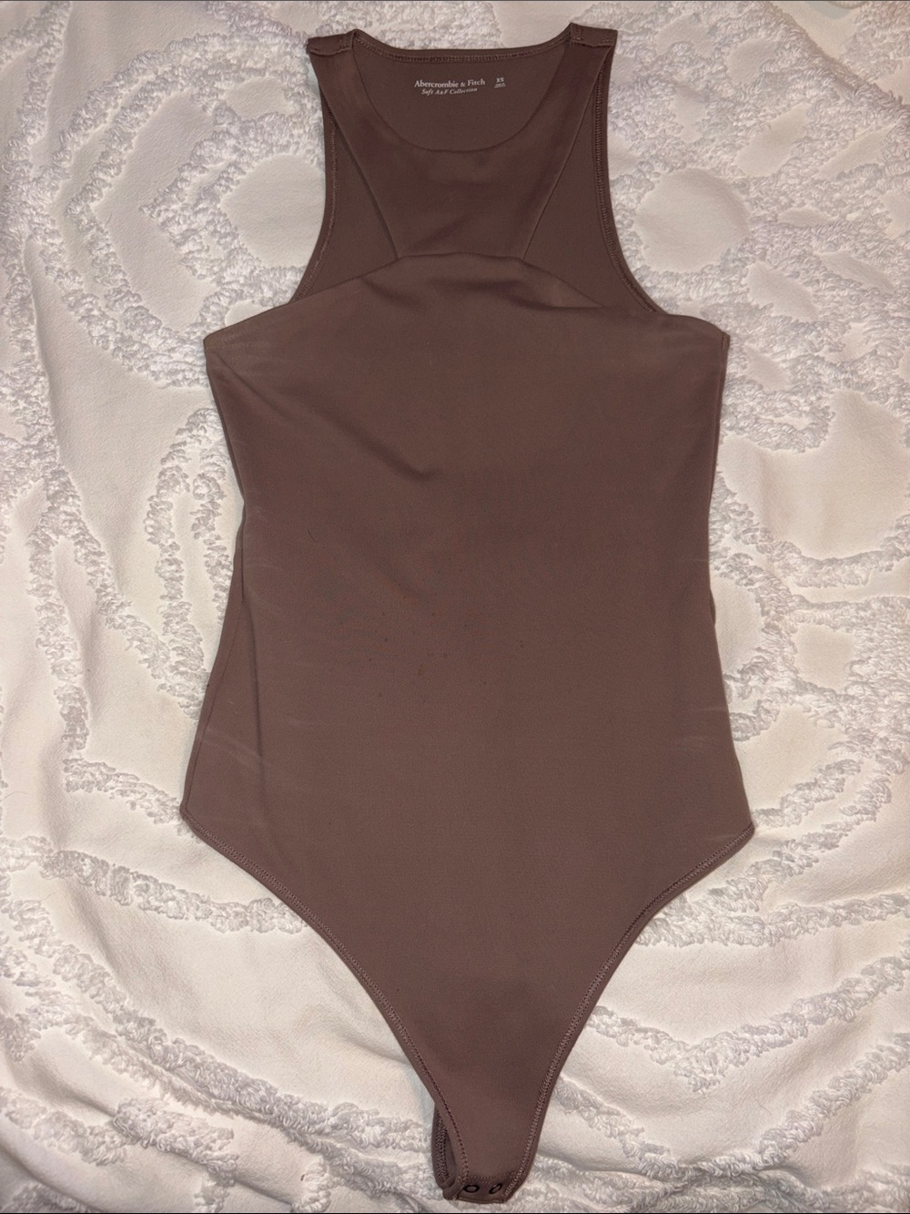 Abercrombie & Fitch Brown Sleeveless Stretch Bodysuit